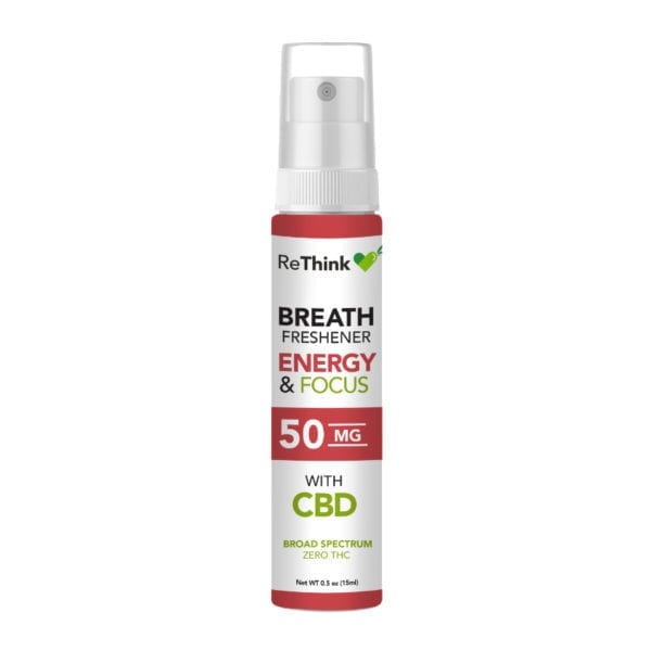 Rethink Cbd Oral Spray Energy Focus 50Mg