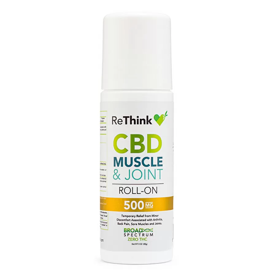 Rethink Hemp Cbd Muscle & Joint Roll On - 500mg » Cbd Rethink