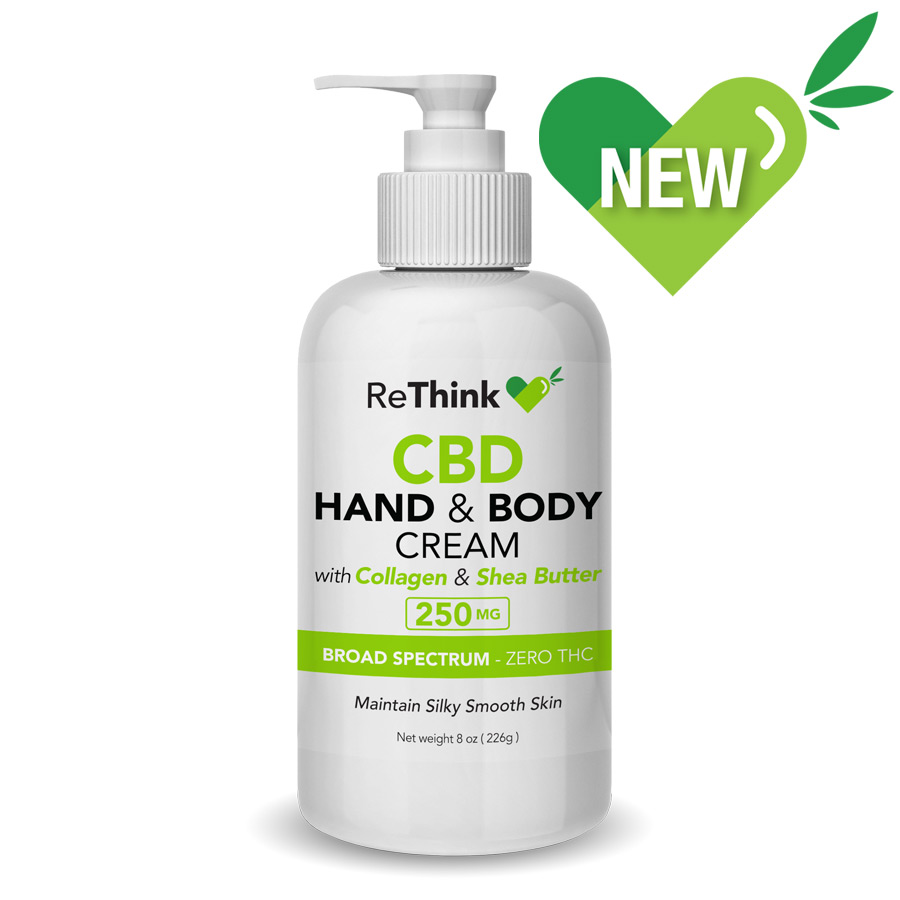 Rethink Cbd Hand Body Cream 250 Mg