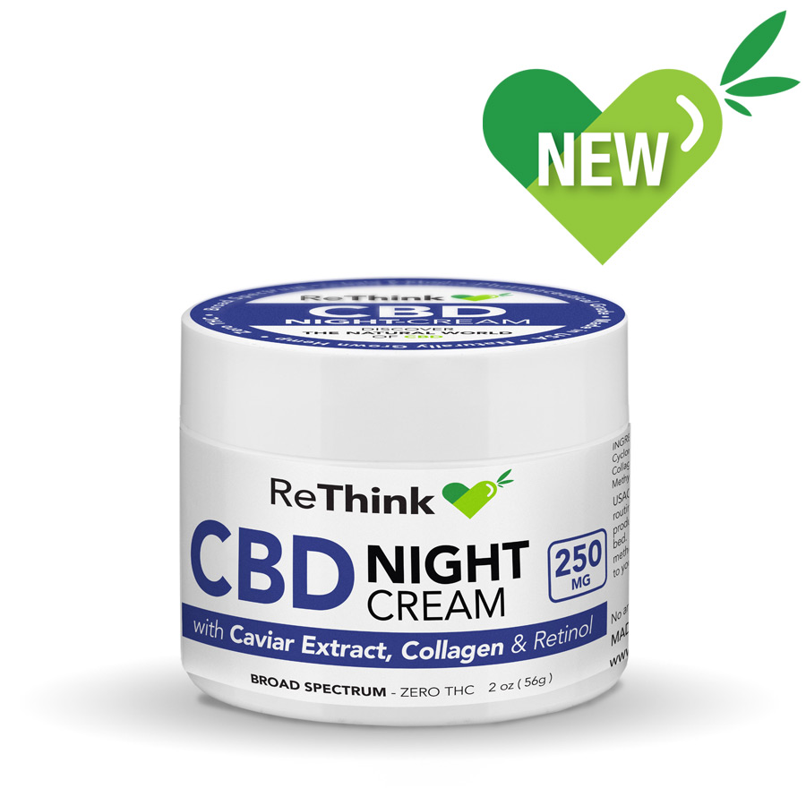 Cbd Rethink Night Cream 250 Mg New Product