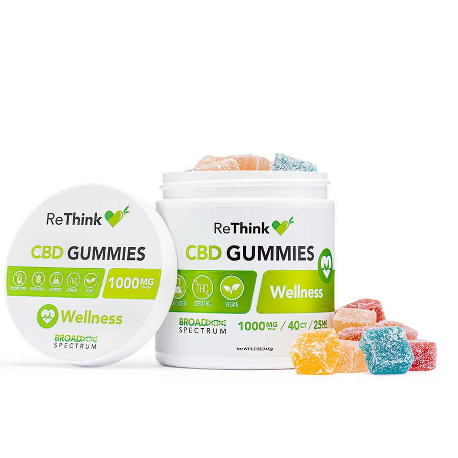 1000mg CBD Gummies for Wellness on Sale \u00bb CBD ReThink