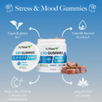 stress & mood gummies infographic