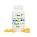 ReThink Sleep & Recharge CBD Gel Capsules 750 mg + 90 mg CBN