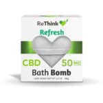 ReThink 50mg CBD Bath Bomb Refresh - Mint & Lavender Scent