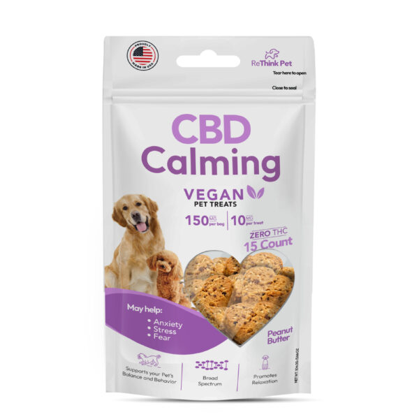 69616 Cbd Calming Peanut Butter Dog Treats 150Mg 1